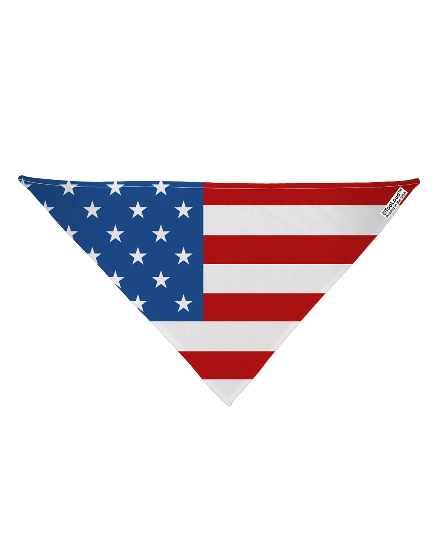 TooLoud USA Flag AOP Dog Bandana 26&#x22; All Over Print-Dog Bandana-TooLoud-White-One-Size-Fits-Most-Davson Sales