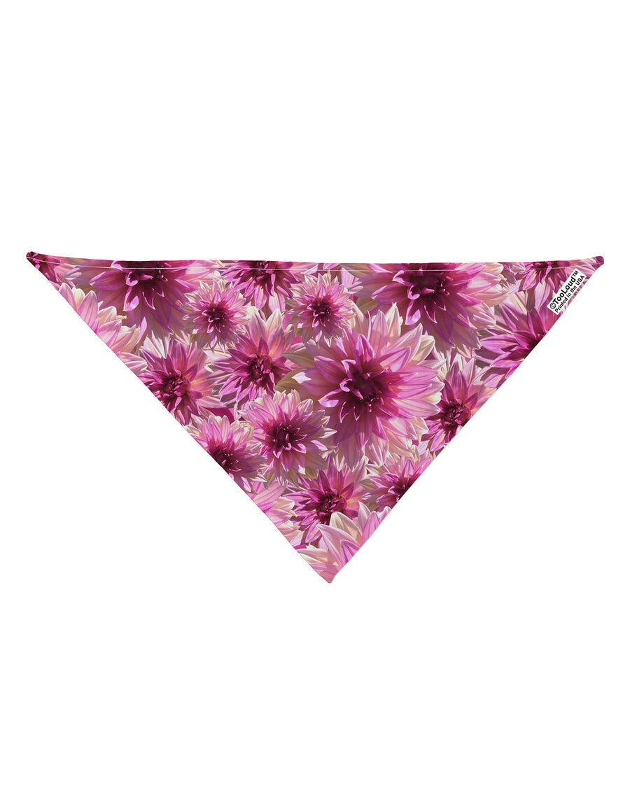 Pink Flowers Dog Bandana 26&#x22; All Over Print-Dog Bandana-TooLoud-White-One-Size-Fits-Most-Davson Sales