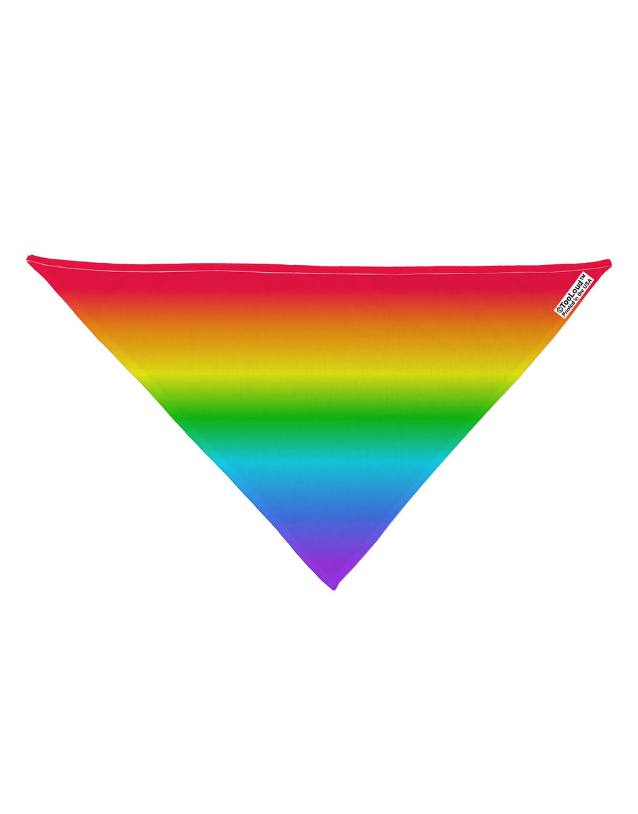 Horizontal Rainbow Gradient Dog Bandana 26&#x22; All Over Print by-Dog Bandana-TooLoud-White-One-Size-Fits-Most-Davson Sales