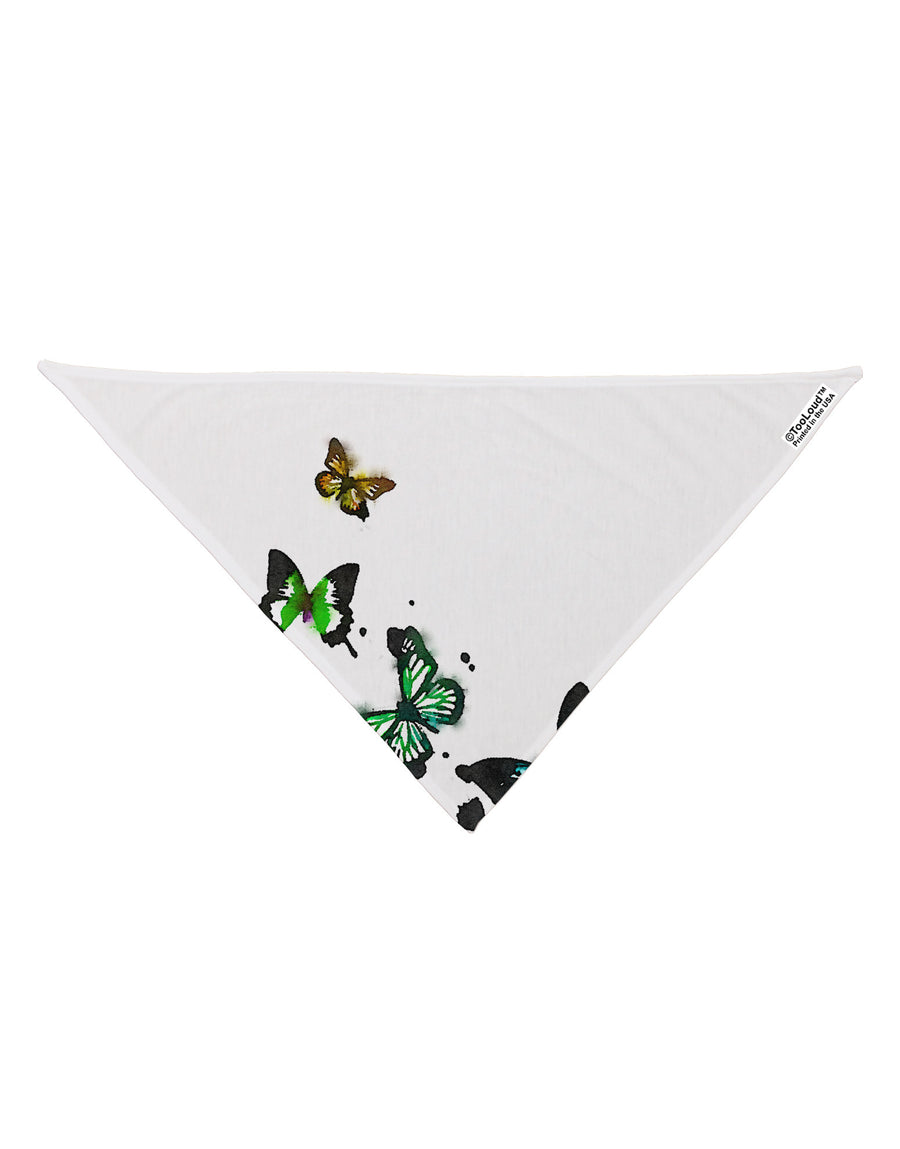 Splatter Butterflies AOP Dog Bandana 26" All Over Print-Dog Bandana-TooLoud-White-One-Size-Fits-Most-Davson Sales