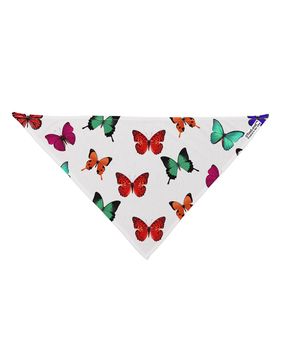 Pretty Butterflies AOP Dog Bandana 26" All Over Print-Dog Bandana-TooLoud-White-One-Size-Fits-Most-Davson Sales