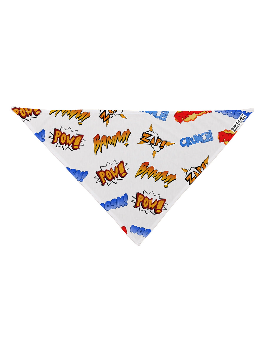 Onomatopoeia All Over Print Dog Bandana 26&#x22; All Over Print-Dog Bandana-TooLoud-White-One-Size-Fits-Most-Davson Sales