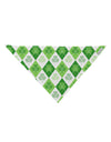 St Patrick's Day Green Shamrock Argyle Dog Bandana 26&#x22; All Over Print-Dog Bandana-TooLoud-White-One-Size-Fits-Most-Davson Sales