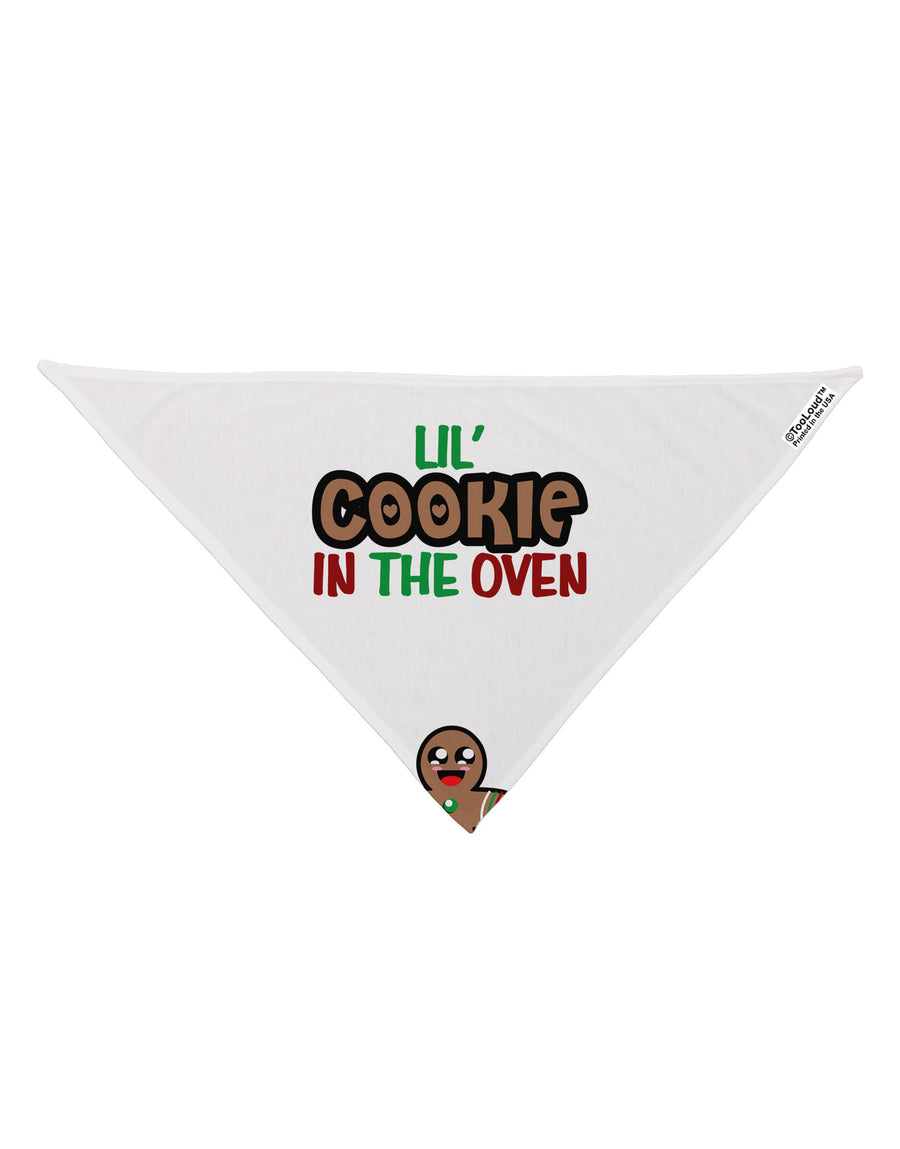 Lil Cookie In The Oven - Maternity AOP Dog Bandana 26&#x22; All Over Print-Dog Bandana-TooLoud-White-One-Size-Fits-Most-Davson Sales