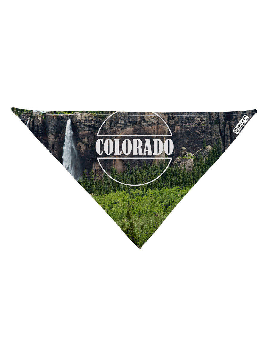 Colorado Beauty - Cliffs Dog Bandana 26&#x22; All Over Print by-Dog Bandana-TooLoud-White-One-Size-Fits-Most-Davson Sales