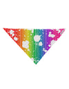 Splatter AOP - Rainbow Dog Bandana 26&#x22; All Over Print-Dog Bandana-TooLoud-White-One-Size-Fits-Most-Davson Sales