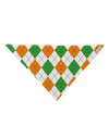 Irish Colors Argyle Pattern Dog Bandana 26&#x22; All Over Print-Dog Bandana-TooLoud-White-One-Size-Fits-Most-Davson Sales