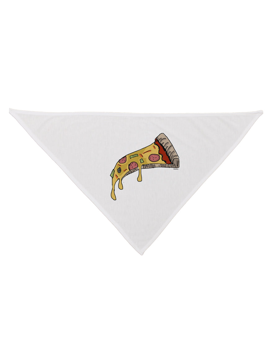 TooLoud Pizza Slice Dog Bandana 26 Inch-Dog Bandana-TooLoud-White-One-Size-Fits-Most-Davson Sales