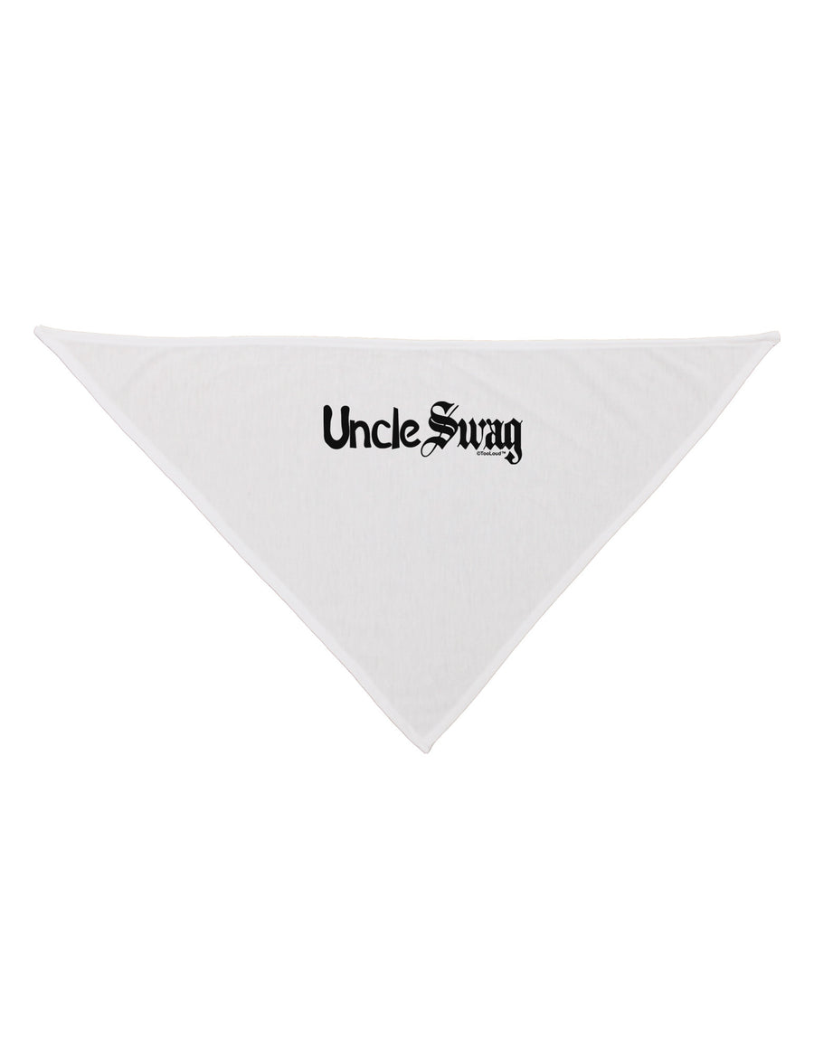 Uncle Swag Text Dog Bandana 26 by TooLoud-Dog Bandana-TooLoud-White-One-Size-Fits-Most-Davson Sales