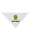 Cute Cactus - Free Hugs Dog Bandana 26-Dog Bandana-TooLoud-White-One-Size-Fits-Most-Davson Sales