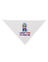 Patriotic Cat I Want You Dog Bandana 26 by TooLoud-Dog Bandana-TooLoud-White-One-Size-Fits-Most-Davson Sales