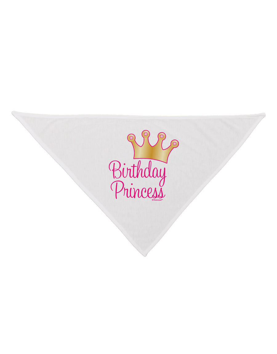 Birthday Princess - Tiara Dog Bandana 26 by TooLoud-Dog Bandana-TooLoud-White-One-Size-Fits-Most-Davson Sales