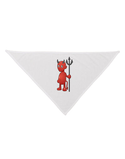 Cute Devil - Halloween Design Dog Bandana 26-Dog Bandana-TooLoud-White-One-Size-Fits-Most-Davson Sales