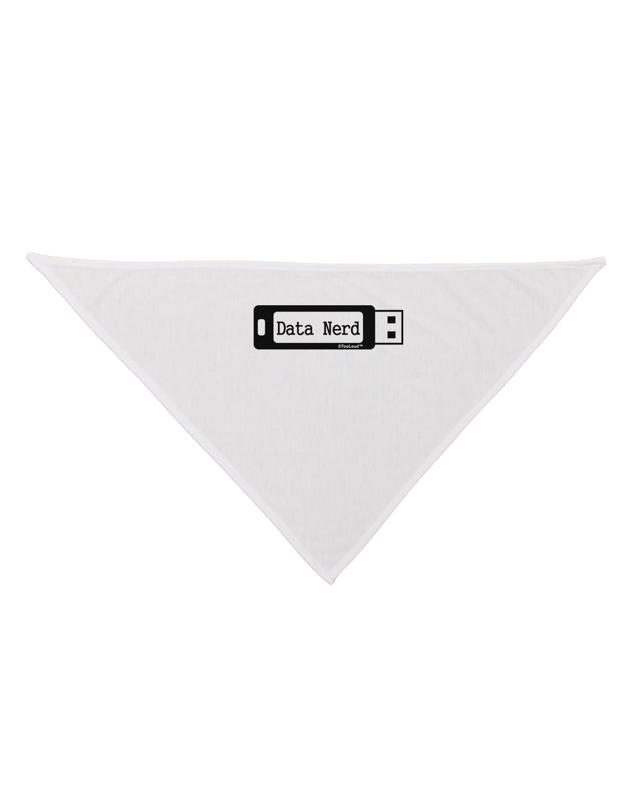 Data Nerd USB Dog Bandana 26 by TooLoud-Dog Bandana-TooLoud-White-One-Size-Fits-Most-Davson Sales