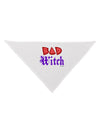 Bad Witch Color Red Dog Bandana 26-Dog Bandana-TooLoud-White-One-Size-Fits-Most-Davson Sales