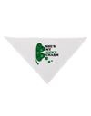 She's My Lucky Charm - Right Dog Bandana 26-Dog Bandana-TooLoud-White-One-Size-Fits-Most-Davson Sales