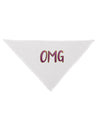 OMG Dog Bandana 26 by TooLoud-Dog Bandana-TooLoud-White-One-Size-Fits-Most-Davson Sales