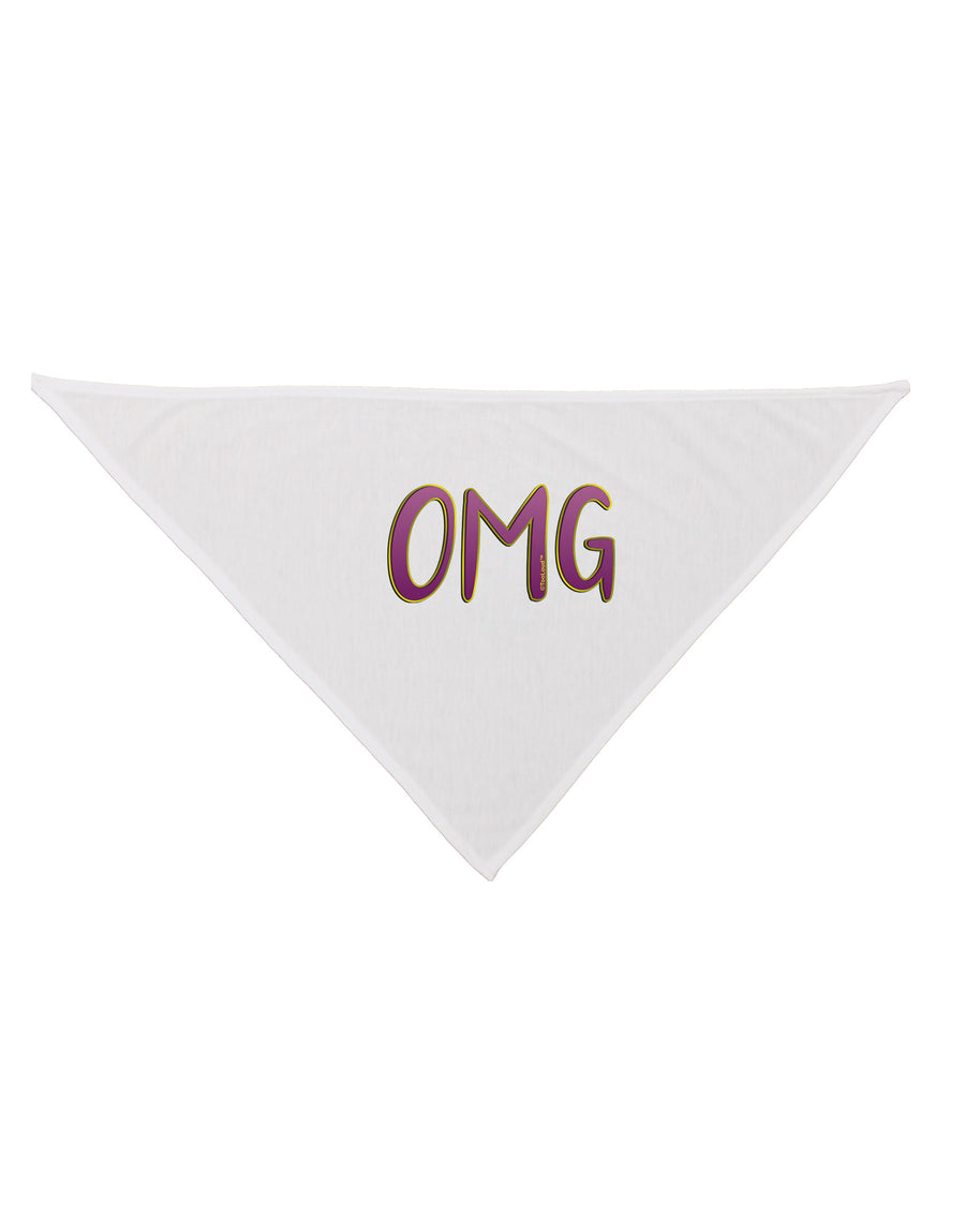 OMG Dog Bandana 26 by TooLoud-Dog Bandana-TooLoud-White-One-Size-Fits-Most-Davson Sales