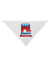 Republican Party Animal Dog Bandana 26"-Dog Bandana-TooLoud-White-One-Size-Fits-Most-Davson Sales