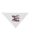 World's Best Cat Mom Dog Bandana 26 by TooLoud-Dog Bandana-TooLoud-White-One-Size-Fits-Most-Davson Sales