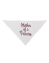 Mother of a Princess - Matching Mom and Daughter Design Dog Bandana 26 by TooLoud-Dog Bandana-TooLoud-White-One-Size-Fits-Most-Davson Sales