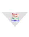 Happy First Day of School Dog Bandana 26-Dog Bandana-TooLoud-White-One-Size-Fits-Most-Davson Sales