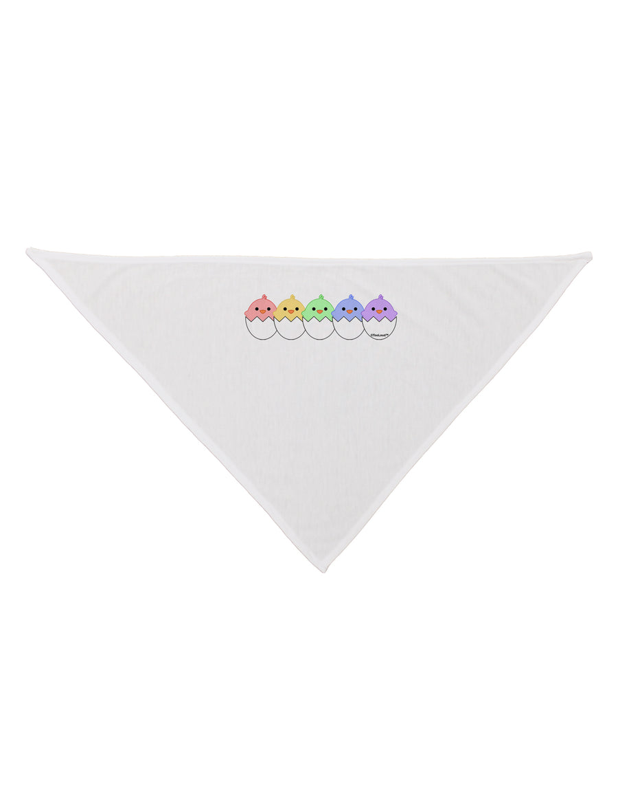 Cute Hatching Chicks Group #2 Dog Bandana 26 by TooLoud-Dog Bandana-TooLoud-White-One-Size-Fits-Most-Davson Sales