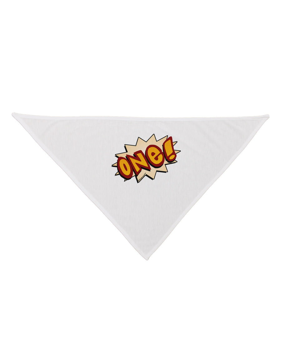 Onomatopoeia One Birthday Dog Bandana 26-Dog Bandana-TooLoud-White-One-Size-Fits-Most-Davson Sales