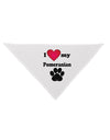 I Heart My Pomeranian Dog Bandana 26 by TooLoud-TooLoud-White-One-Size-Fits-Most-Davson Sales