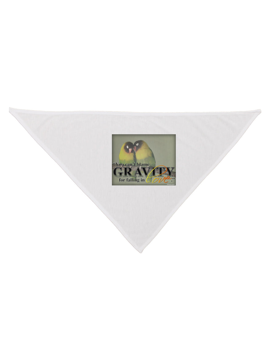 Can't Blame Gravity Dog Bandana 26-Dog Bandana-TooLoud-White-One-Size-Fits-Most-Davson Sales