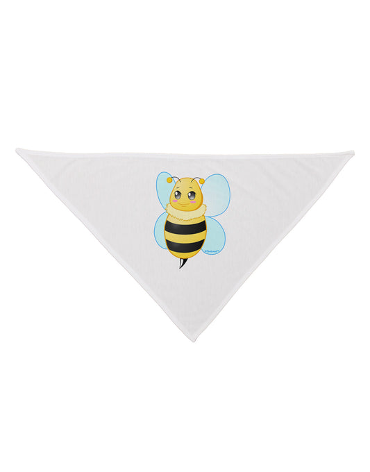 Cute Bee Dog Bandana 26-Dog Bandana-TooLoud-White-One-Size-Fits-Most-Davson Sales