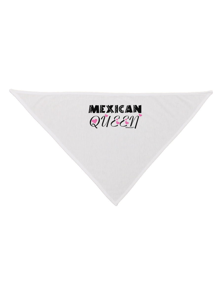 Mexican Queen - Cinco de Mayo Dog Bandana 26"-Dog Bandana-TooLoud-White-One-Size-Fits-Most-Davson Sales