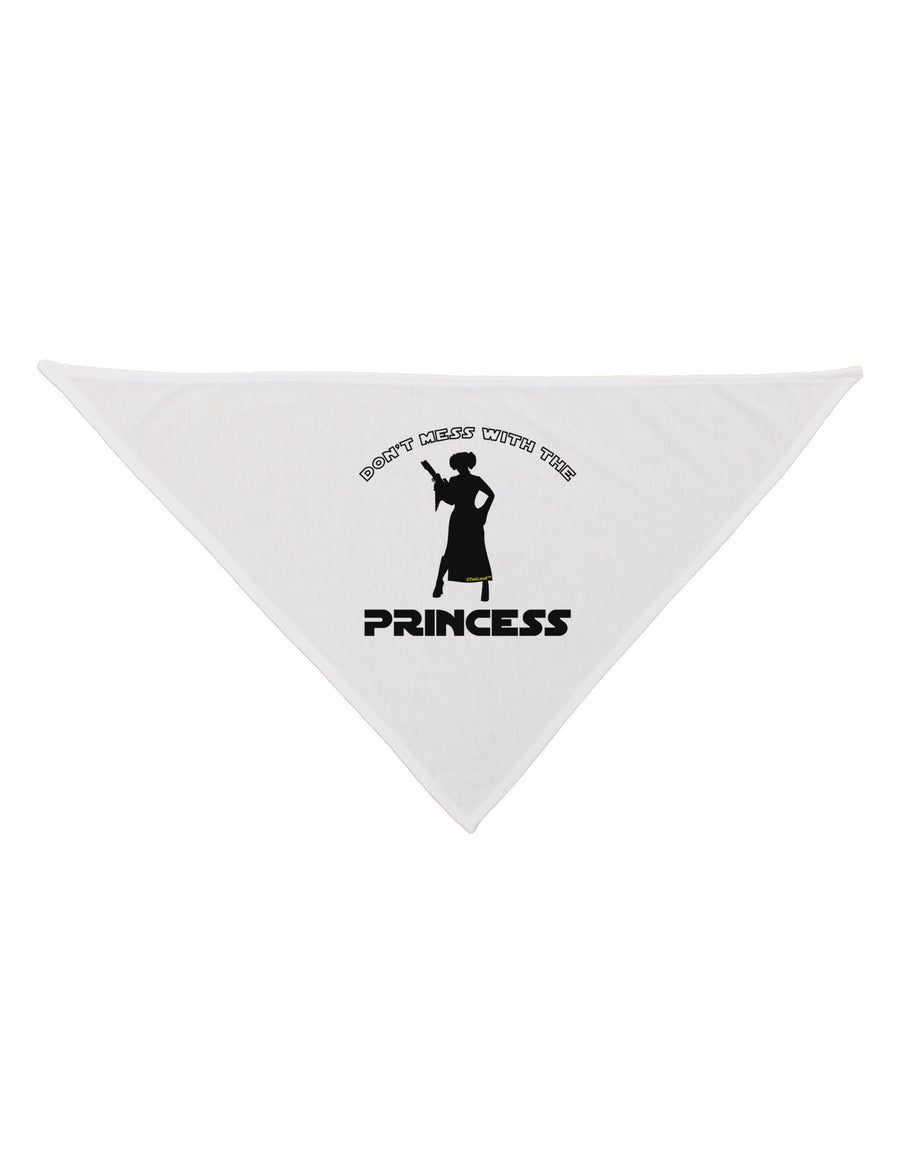 Don't Mess With The Princess Dog Bandana 26-Dog Bandana-TooLoud-White-One-Size-Fits-Most-Davson Sales