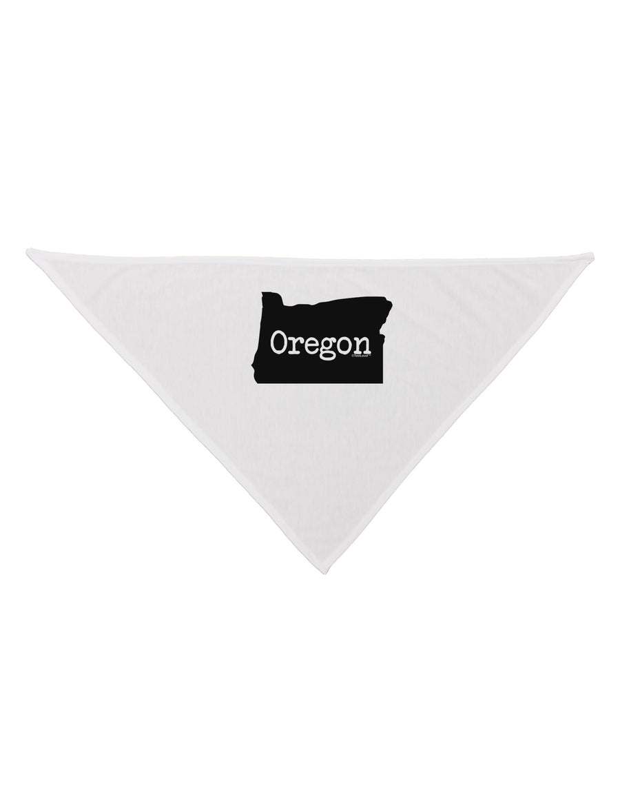 Oregon - United States Shape Dog Bandana 26 by TooLoud-Dog Bandana-TooLoud-White-One-Size-Fits-Most-Davson Sales