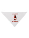 Be a Warrior Not a Worrier Dog Bandana 26 by TooLoud-TooLoud-White-One-Size-Fits-Most-Davson Sales