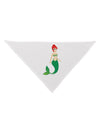 Mermaid Design - Green Dog Bandana 26-Dog Bandana-TooLoud-White-One-Size-Fits-Most-Davson Sales