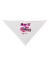 Move It Or Get Trampled Dog Bandana 26-Dog Bandana-TooLoud-White-One-Size-Fits-Most-Davson Sales