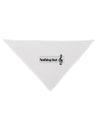 Nothing But Treble Music Pun Dog Bandana 26 by TooLoud-Dog Bandana-TooLoud-White-One-Size-Fits-Most-Davson Sales