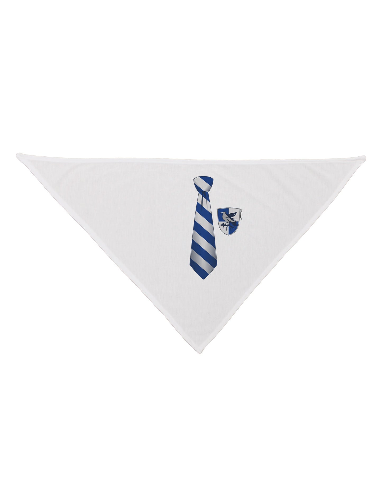 Wizard Tie Blue and Silver Dog Bandana 26-Dog Bandana-TooLoud-White-One-Size-Fits-Most-Davson Sales