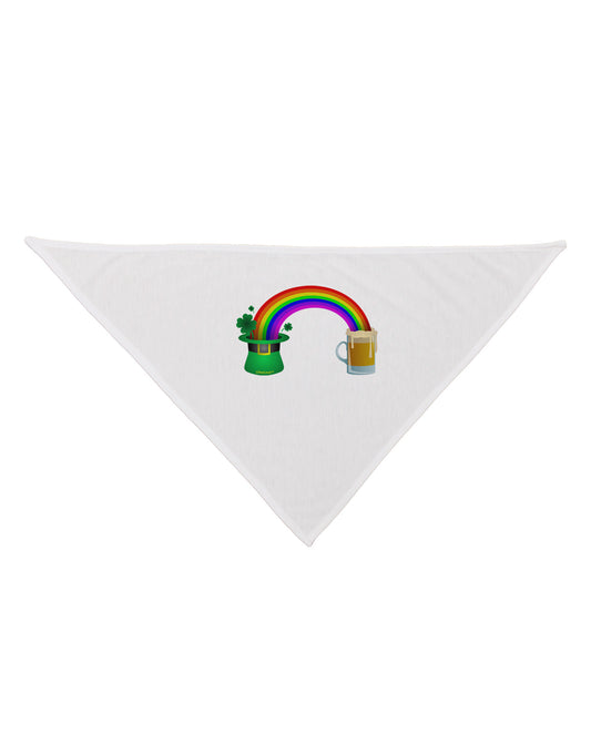End Of The Rainbow - Beer Dog Bandana 26-Dog Bandana-TooLoud-White-One-Size-Fits-Most-Davson Sales