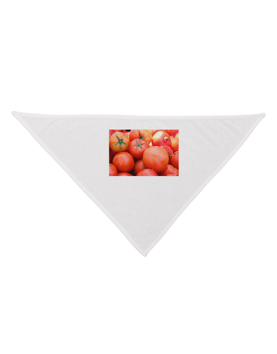 Buy Local Produce Tomatoes Dog Bandana 26-Dog Bandana-TooLoud-White-One-Size-Fits-Most-Davson Sales