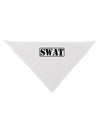 SWAT Team Logo - Text #2 Dog Bandana 26 by TooLoud-Dog Bandana-TooLoud-White-One-Size-Fits-Most-Davson Sales