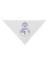 Cute Snowman With Hat and Scarf Christmas Dog Bandana 26-Dog Bandana-TooLoud-White-One-Size-Fits-Most-Davson Sales