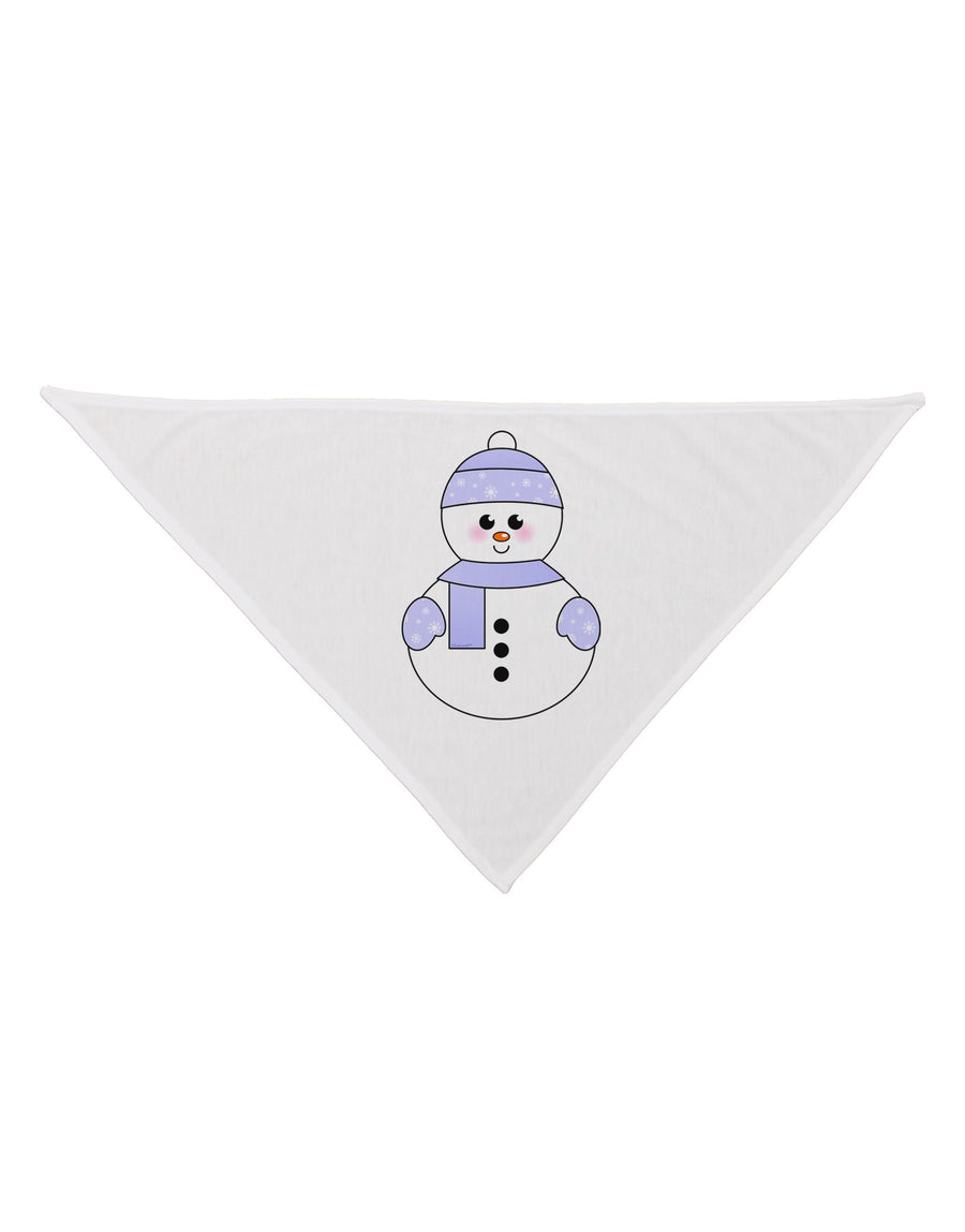 Cute Snowman With Hat and Scarf Christmas Dog Bandana 26-Dog Bandana-TooLoud-White-One-Size-Fits-Most-Davson Sales