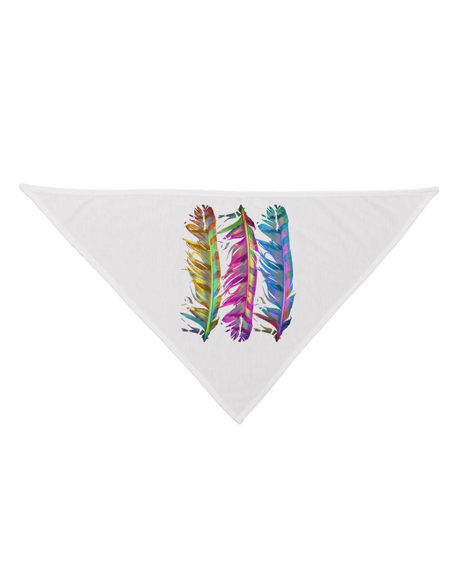 Magic Feathers Dog Bandana 26-Dog Bandana-TooLoud-White-One-Size-Fits-Most-Davson Sales