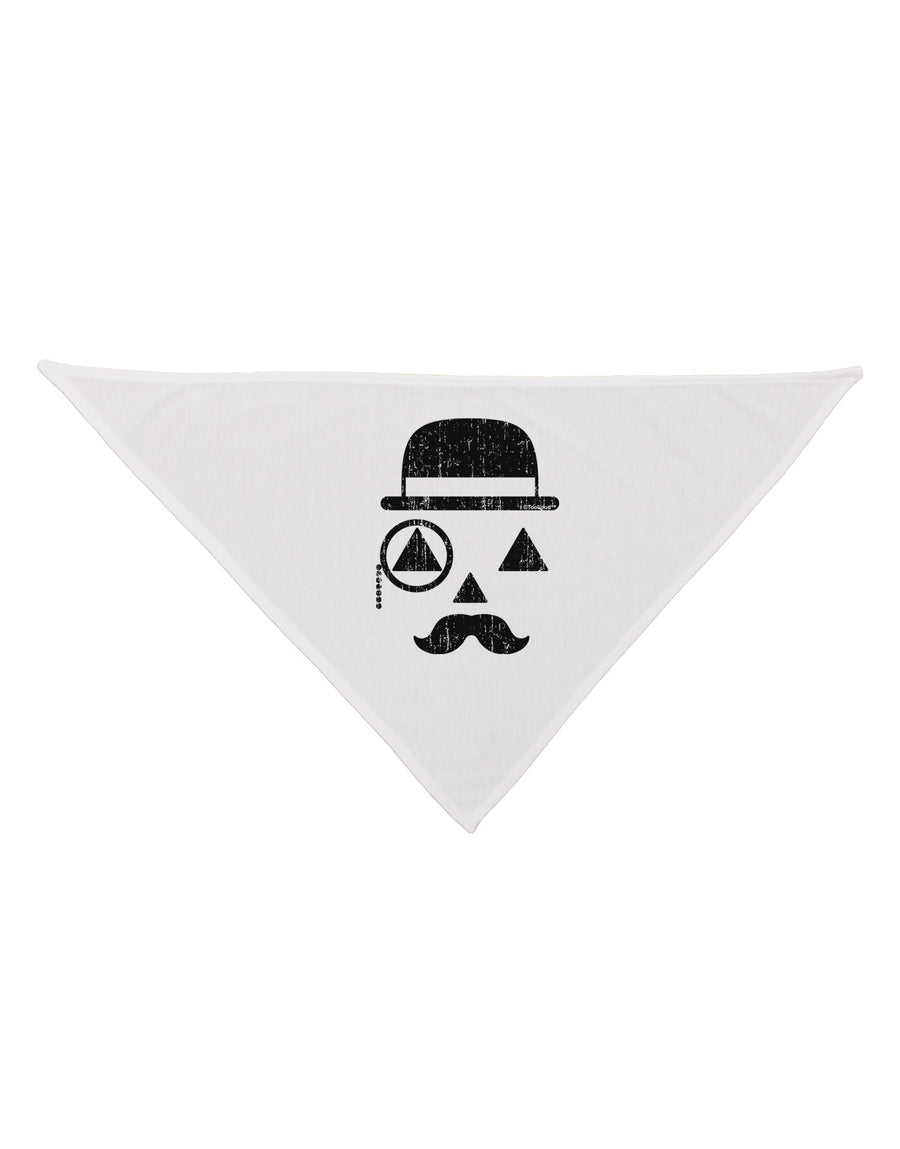 Gentleman Pumpkin Distressed Dog Bandana 26-Dog Bandana-TooLoud-White-One-Size-Fits-Most-Davson Sales