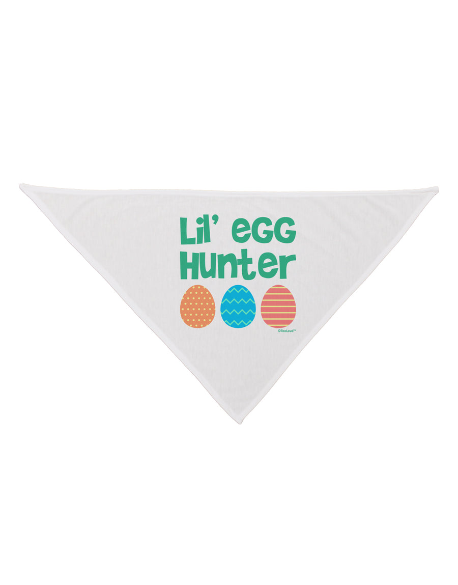 Lil' Egg Hunter - Easter - Green Dog Bandana 26 by TooLoud-Dog Bandana-TooLoud-White-One-Size-Fits-Most-Davson Sales