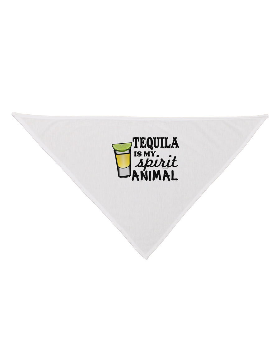 Tequila Is My Spirit Animal Dog Bandana 26-Dog Bandana-TooLoud-White-One-Size-Fits-Most-Davson Sales