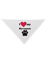 I Heart My Havanese Dog Bandana 26 by TooLoud-TooLoud-White-One-Size-Fits-Most-Davson Sales