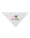 I Heart My Daughter - Autism Awareness Dog Bandana 26 by TooLoud-Dog Bandana-TooLoud-White-One-Size-Fits-Most-Davson Sales